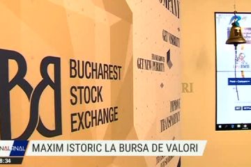 Bursa de Valori București a ajuns la maximul istoric