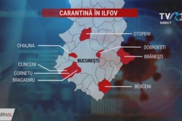 Carantină pentru 14 zile  în trei noi localități din Ilfov:  Berceni, Brăneşti şi Otopeni