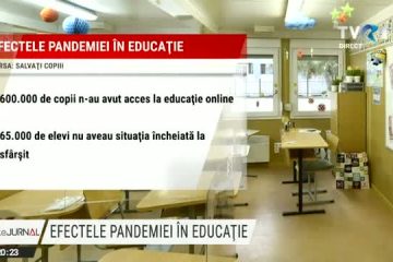 Efectele pandemiei în Educație: peste 600.000 de elevi sunt rupți de școală. O soluție: orele remediale