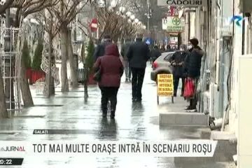 Nouă județe și Capitala sunt în scenariul roșu. Cea mai mare incidență a infectărilor este în Ilfov,  Timiș și Braşov