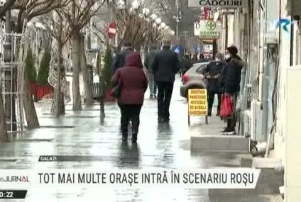 Nouă județe și Capitala sunt în scenariul roșu. Cea mai mare incidență a infectărilor este în Ilfov,  Timiș și Braşov