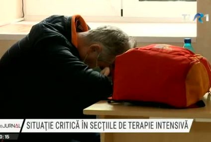 Record absolut de pacienți internați la terapie intensivă. În spitale ajung tot mai multe cazuri grave de COVID-19