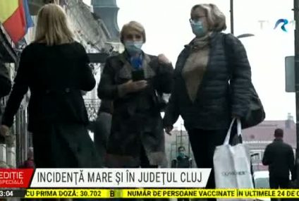 Situație critică în municipiile Cluj-Napoca şi Dej! Rata de infectare a depășit 6 la mia de locuitori. Autorităţile nu iau în calcul carantina