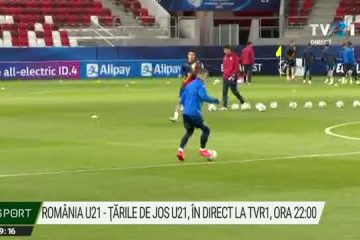 România U21- Țările de Jos U21, în direct la TVR, ora 22.00. Azi începe la TVR Europeanul de tineret!