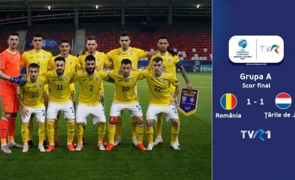 EURO U21: Aproape 1 milion de români au urmărit debutul tricolorilor mici, în meciul cu Țările de Jos (1-1)