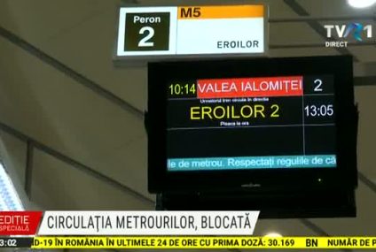 UPDATE | Protest la metrou: toate stațiile sunt sub lacăt, sindicaliștii cer menținerea salariilor. Ministrul Drulă: Este vorba de o mafie. Rădoi, s-a terminat! Ați dat un oraș peste cap, voi unde vă credeți?