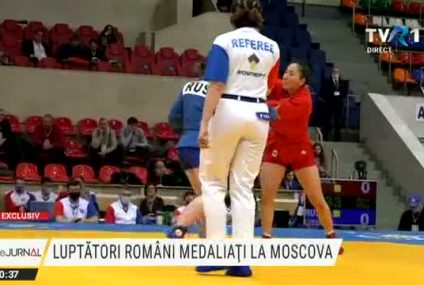 Luptători români medaliați la Moscova, la Cupa Mondială de Sambo
