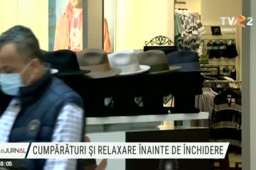 Cumpărături și relaxare în București înainte de închiderea magazinelor, la ora 18.00. Patronii teraselor din Centrul vechi au tras obloanele la ora impusă de autorități. Protest cu „Deșteaptă-te, române!” în difuzoare