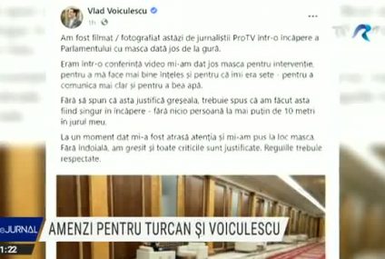 Miniștrii Raluca Turcan și Vlad Voiculescu, amendați pentru că nu au purtat masca de protecție
