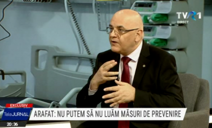 Raed Arafat, la TVR: E de înțeles de ce protestează o parte din lume. Dar nici nu poți risca să rămâi fără nicio măsură. Foarte multă lume care acum nu vorbește o să aibă întrebarea pe buze: dar voi ce-ați făcut?