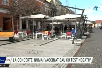 Certificatul de vaccinare sau testul negativ ar putea deveni condiții de acces la marile evenimente culturale ale verii. Primarul din Cluj Napoca vrea să organizeze un concert-test