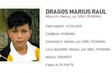 Sibiu: Un minor de 11 ani dispărut de acasă, căutat de poliţişti