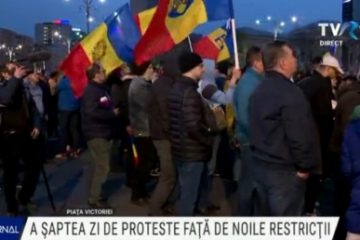 Jandarmeria anunţă că organizatorii protestului de sâmbătă din Capitală vor fi amendaţi pentru depăşirea numărului de participanţi