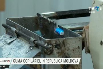 Guma de mestecat din anii ’90 se produce la o fabrică din Hâncești, Republica Moldova, unde lucrează 40 de deținute