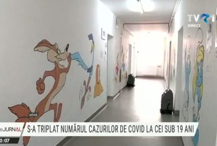 Tot mai mulți copii cu vârsta sub 10 ani ajung la spital cu COVID-19. Virusul se răspândește rapid la tineri, care nu sunt vaccinați și sunt mai puțin atenți cu măsurile