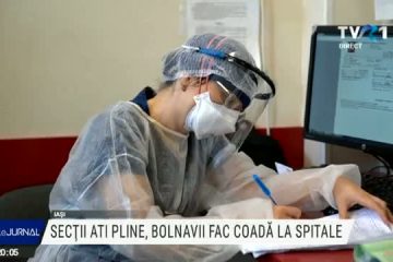 Secțiile ATI sunt depășite de valul de bolnavi de Covid-19. Medicii spun că pacienții ajung la spital cu forme grave