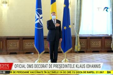 Oficialul OMS, Hans Kluge, decorat la Palatul Cotroceni. Iohannis: Amenințările de tipul COVID-19 nu țin cont de granițe și în fața lor suntem cu toții vulnerabili