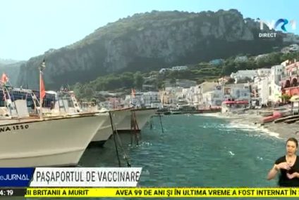 Italia a anunțat că va primi turişti în această vară pe baza pașaportului de vaccinare anti-COVID