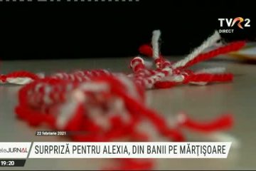 Bunicii comunității Peștișani au cumpărat, din banii de mărțișoare, o tabletă pentru o fetiță