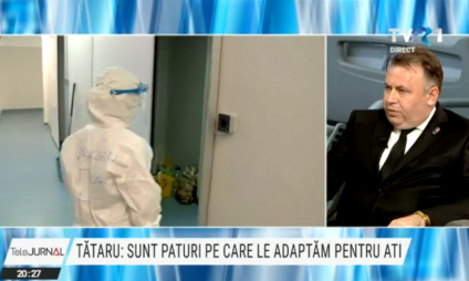 Fostul ministru al Sănătății, Nelu Tătaru, despre criza paturilor ATI: „Deplasările în teren sunt cele care îți arată informația exactă. Și cauți și rezervările de paturi de terapie intensivă sau adaptezi paturi”