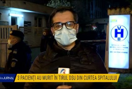 Trei pacienți au murit în tirul ATI COVID de la spitalul Victor Babeș din Capitală, după ce s-au oprit toate ventilatoarele instalației de oxigen. Filmul evenimentelor