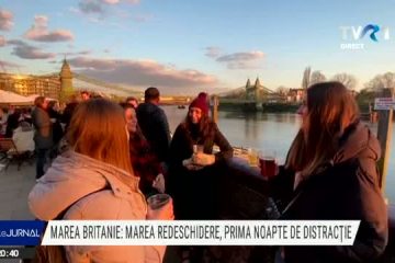 Liber la terase în Marea Britanie! „E atât de bine, de parcă am fi ieşit din puşcărie!”