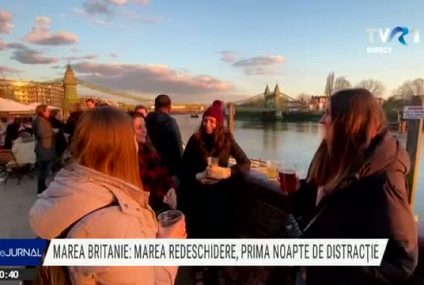 Liber la terase în Marea Britanie! „E atât de bine, de parcă am fi ieşit din puşcărie!”