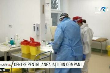 Centre pentru angajații din companii, care se pot vaccina la locul de muncă. Imunizarea se va face exclusiv cu serul de la AstraZeneca