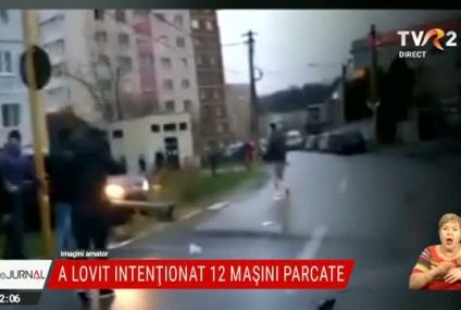 Brașov: 12 mașini parcate, lovite de un șofer beat