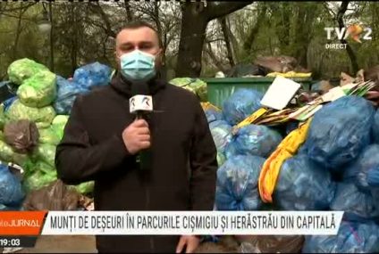 Administrația Lacuri, Parcuri și Agrement București, vinovată de munți de gunoaie din Cișmigiu și Herăstrău