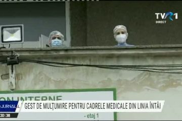 Gest de mulțumire pentru cadrele medicale aflate în linia întâi la Piatra Neamț