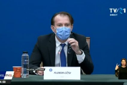 Premierul Florin Cîțu: Orice voce împotriva campaniei de vaccinare subminează un efort al tuturor de a reveni la normalitate cât mai curând