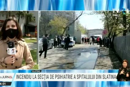 Incendiu la Secţia de Psihiatrie a Spitalului Judeţean Slatina. Toate persoanele au fost evacuate în siguranță. Iohannis: Semnalul este foarte clar, trebuie să facem spitalele mai sigure