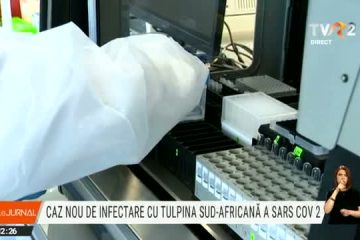 Al cincilea caz de infectare cu tulpină sud-africană a coronavirusului