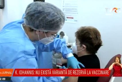 Președintele Klaus Iohannis despre necesitatea vaccinării: Nu există variantă de rezervă, asta este vestea tristă. Vestea bună este că vom dispune de suficiente doze de vaccin, ne vaccinăm, ieșim din pandemie