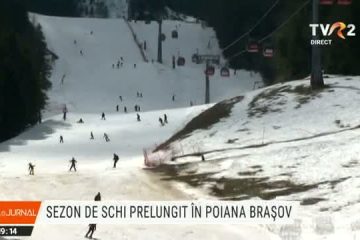 De Florii, pe pârtie! Sezon de schi prelungit în Poiana Brașov. Restricții ridicate de Consiliul local pentru situații de urgență