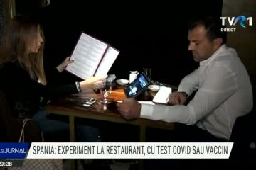 Mersul la restaurant fără mască, dar cu test COVID sau vaccin. Localuri ocupate până la 80% din capacitate, clienți din grupuri de conviețuire diferite. Experiment în Spania