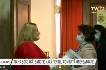 Senatoarea Diana Șoșoacă a primit avertisment scris din partea Biroului Permanent al Senatului