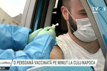 ÎPS Calinic, Arhiepiscopul Argeşului şi Muscelului: „Da, m-am vaccinat”. ÎPS Andrei Andreicuț, Mitropolitul Clujului: „Mă voi vaccina”. Un minut, un vaccin la centrul de imunizare din mașină de la Cluj-Napoca