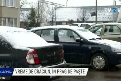 Vreme de Crăciun în prag de Paști. La sfârșitul săptămânii vor fi temperaturi de vară