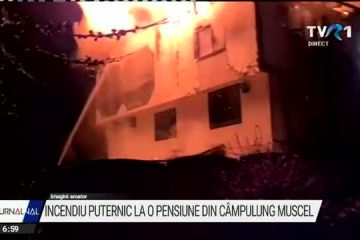 Argeș: Incendiu la o pensiune din Câmpulung Muscel