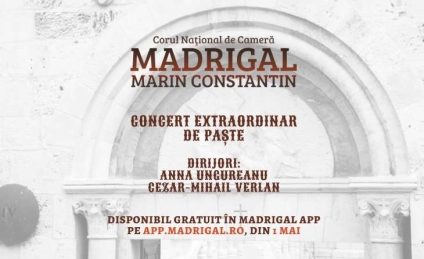 Corul Madrigal – concert de Paște, înregistrat fără public, la Muzeul Național de Artă, disponibil online