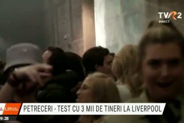 Petreceri uriașe în Liverpool pentru testarea reluării vieții de dinainte de pandemie