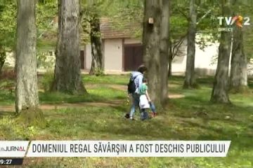 Domeniul regal Săvârșin a fost deschis publicului