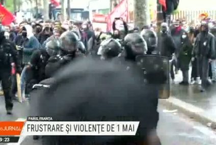 Proteste violente de 1 Mai, în Franța, Germania și Turcia