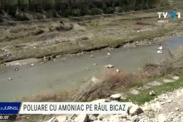 Poluare cu amoniac pe râul Bicaz, de la o fabrică de ciment. Locuitorii din mai multe comune, informați de pericol