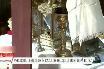 Raportul medico-legal în cazul bebelușului din Suceava, care a murit după botez: Insuficiența respiratorie a avut loc pe fondul unei pneumonii interstițiale. Reacția Patriarhiei