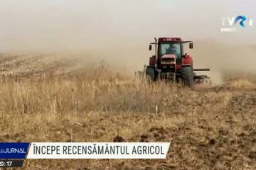 Începe recensământul agricol. Datele vor fi folosite de UE pentru subvenții și de Guvern pentru a creiona o strategie