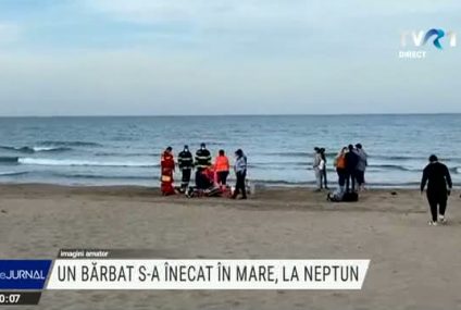 Marea face prima victimă: un bărbat s-a înecat la Neptun