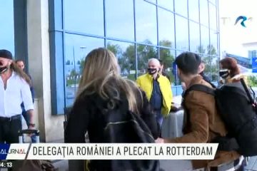 EUROVISION 2021 | Delegația României a plecat la Rotterdam. Roxen, reprezentanța țării noastre, cântă a treisprezecea în prima semifinală